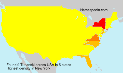 Surname Turianski in USA Surname Turianski in USA