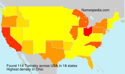 Surname Turinsky in USA Surname Turinsky in USA