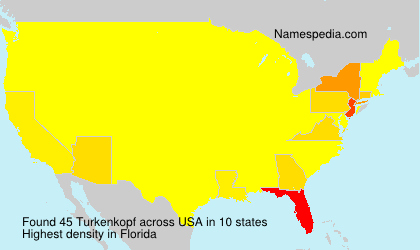 Surname Turkenkopf in USA Surname Turkenkopf in USA