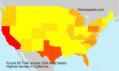 Surname Turki in USA Surname Turki in USA