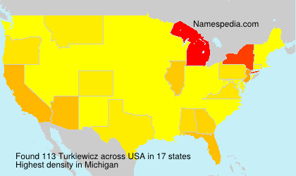 Surname Turkiewicz in USA Surname Turkiewicz in USA