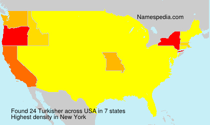 Surname Turkisher in USA Surname Turkisher in USA