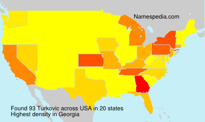 Surname Turkovic in USA Surname Turkovic in USA