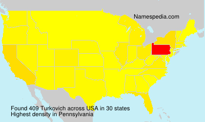 Surname Turkovich in USA Surname Turkovich in USA