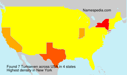 Surname Turkseven in USA Surname Turkseven in USA