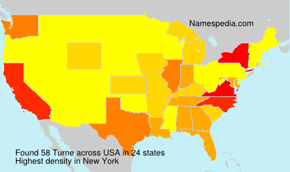 Surname Turne in USA Surname Turne in USA