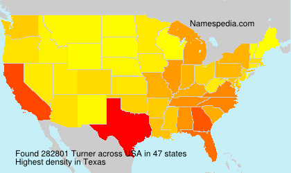 Surname Turner in USA Surname Turner in USA