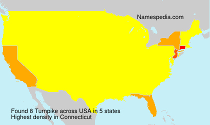 Surname Turnpike in USA Surname Turnpike in USA