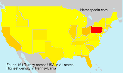 Surname Turocy in USA Surname Turocy in USA