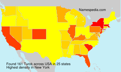 Surname Turok in USA Surname Turok in USA