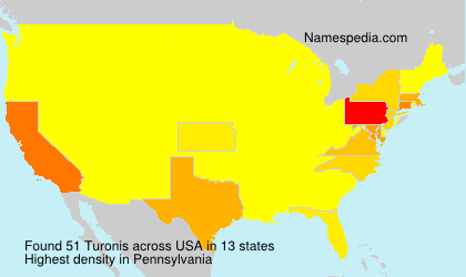 Surname Turonis in USA Surname Turonis in USA