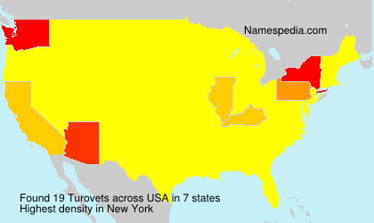 Surname Turovets in USA Surname Turovets in USA
