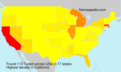 Surname Turpel in USA Surname Turpel in USA