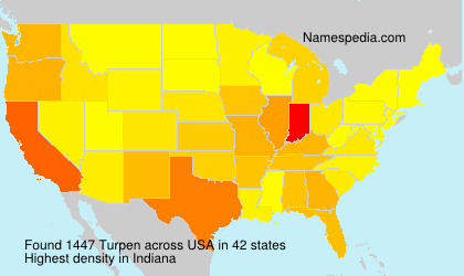 Surname Turpen in USA Surname Turpen in USA