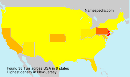 Surname Turr in USA Surname Turr in USA