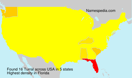 Surname Turral in USA Surname Turral in USA