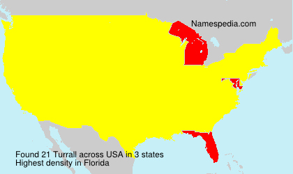 Surname Turrall in USA Surname Turrall in USA