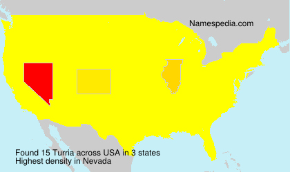 Surname Turria in USA Surname Turria in USA