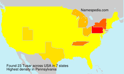 Surname Tusar in USA Surname Tusar in USA
