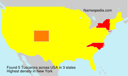 Surname Tuscarora in USA Surname Tuscarora in USA