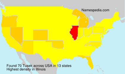 Surname Tusek in USA Surname Tusek in USA
