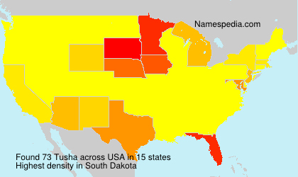 Surname Tusha in USA Surname Tusha in USA