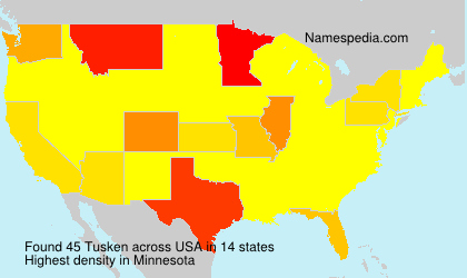 Surname Tusken in USA