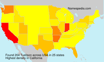 Surname Tustison in USA Surname Tustison in USA
