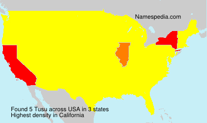 Surname Tusu in USA Surname Tusu in USA