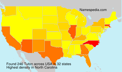 Surname Tuton in USA Surname Tuton in USA