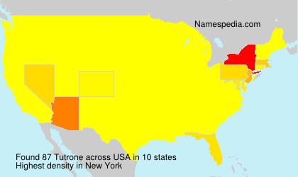 Surname Tutrone in USA Surname Tutrone in USA