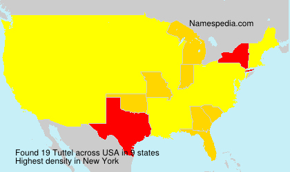 Surname Tuttel in USA Surname Tuttel in USA