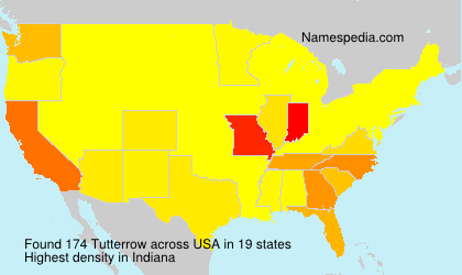 Surname Tutterrow in USA Surname Tutterrow in USA