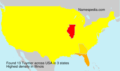 Surname Tuymer in USA Surname Tuymer in USA