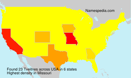 Surname Tveitnes in USA Surname Tveitnes in USA