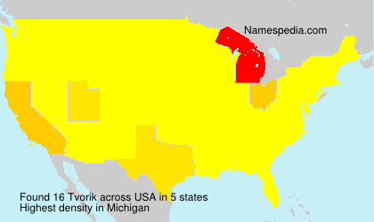 Surname Tvorik in USA Surname Tvorik in USA