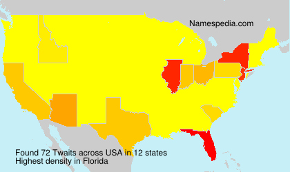 Surname Twaits in USA Surname Twaits in USA