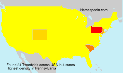 Surname Twardziak in USA Surname Twardziak in USA