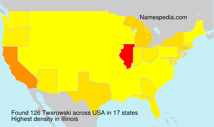 Surname Twarowski in USA Surname Twarowski in USA