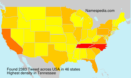 Surname Tweed in USA Surname Tweed in USA