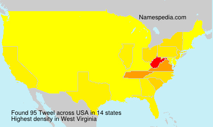 Surname Tweel in USA Surname Tweel in USA