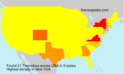 Surname Tweneboa in USA Surname Tweneboa in USA
