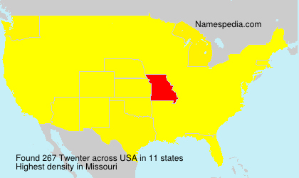 Surname Twenter in USA Surname Twenter in USA