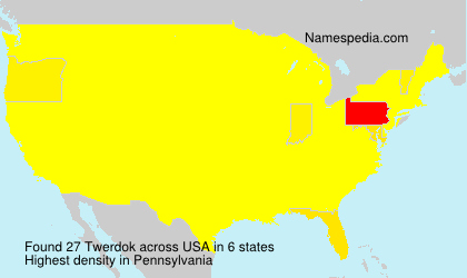 Surname Twerdok in USA Surname Twerdok in USA