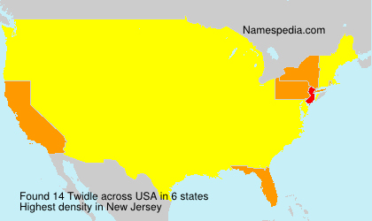 Surname Twidle in USA Surname Twidle in USA