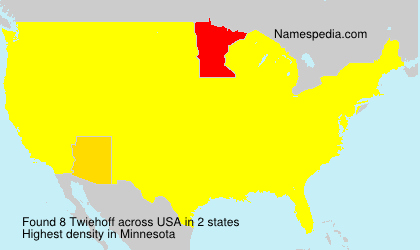 Surname Twiehoff in USA Surname Twiehoff in USA