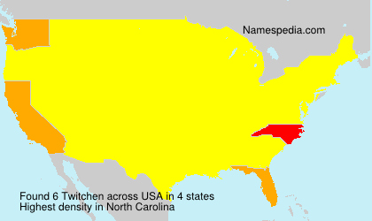 Surname Twitchen in USA Surname Twitchen in USA