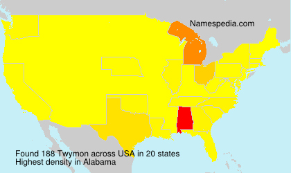 Surname Twymon in USA Surname Twymon in USA
