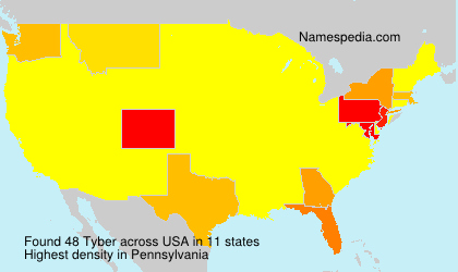 Surname Tyber in USA Surname Tyber in USA