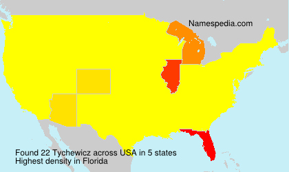 Surname Tychewicz in USA Surname Tychewicz in USA